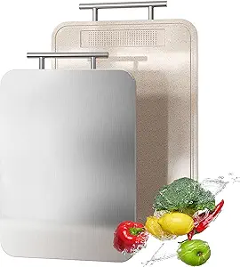 Read more about the article Titanium Cutting Board Double Sided