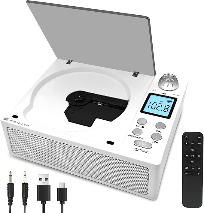 Read more about the article Portable CD Boombox with Bluetooth