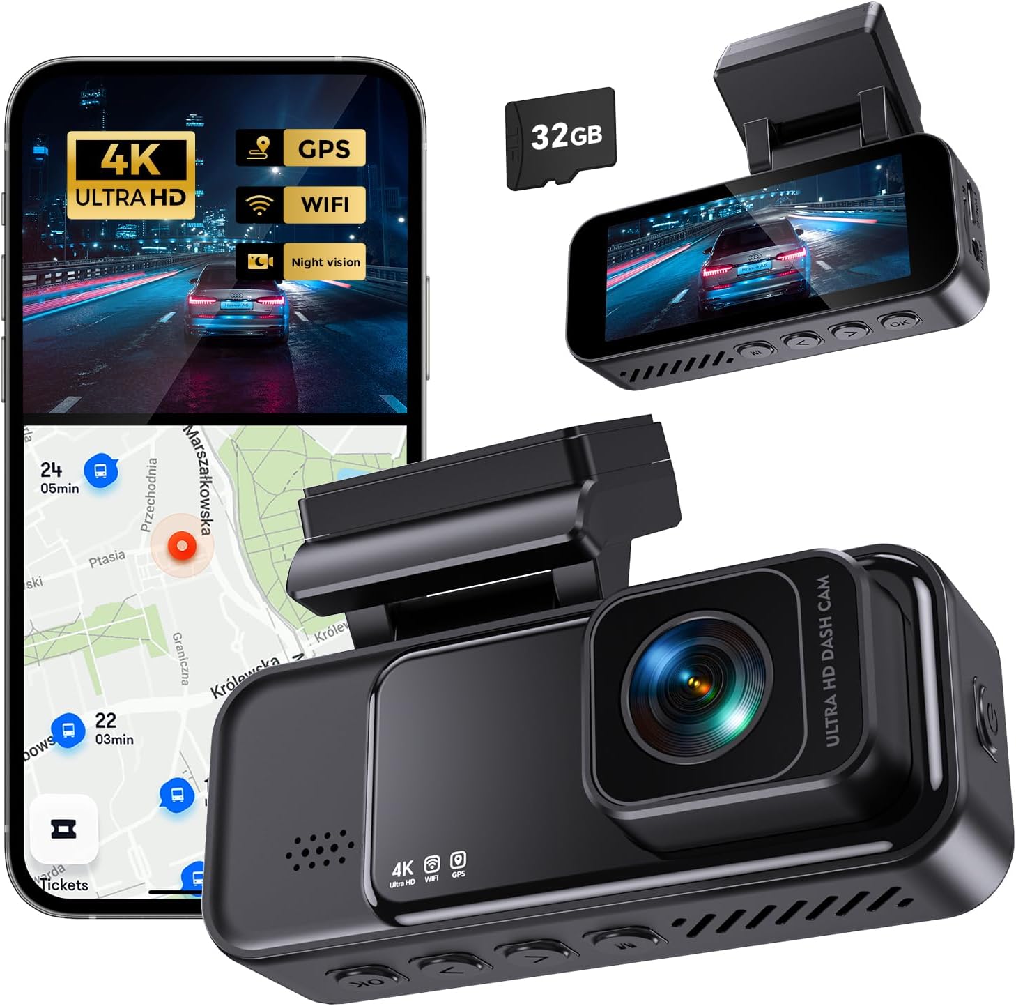 Read more about the article 4K Dash Cam Front
