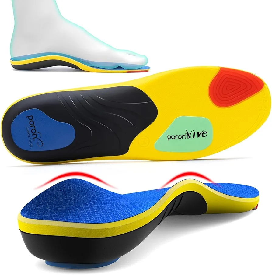 Read more about the article Insoles, Arch Support Inserts Women Men, Cushioning and Shock Absorption, Reduces Foot Pain Shoe