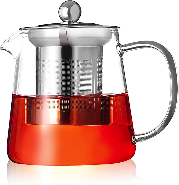 Read more about the article Clear Glass Teapot with Infuser