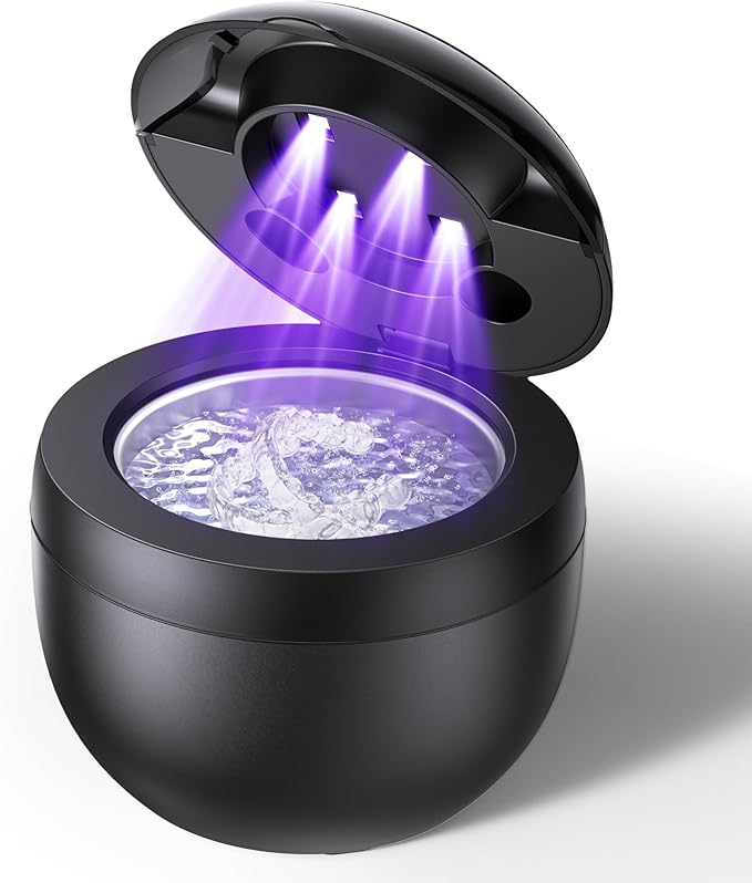 Read more about the article Ultrasonic Retainer Cleaner, Opilea 45kHz Retainer Cleaner Machine, 4 Modes Ultrasonic Cleaner for Dentures, Nightguards, Sport Mouth Guards, Braces, Toothbrush Heads, Jewelry