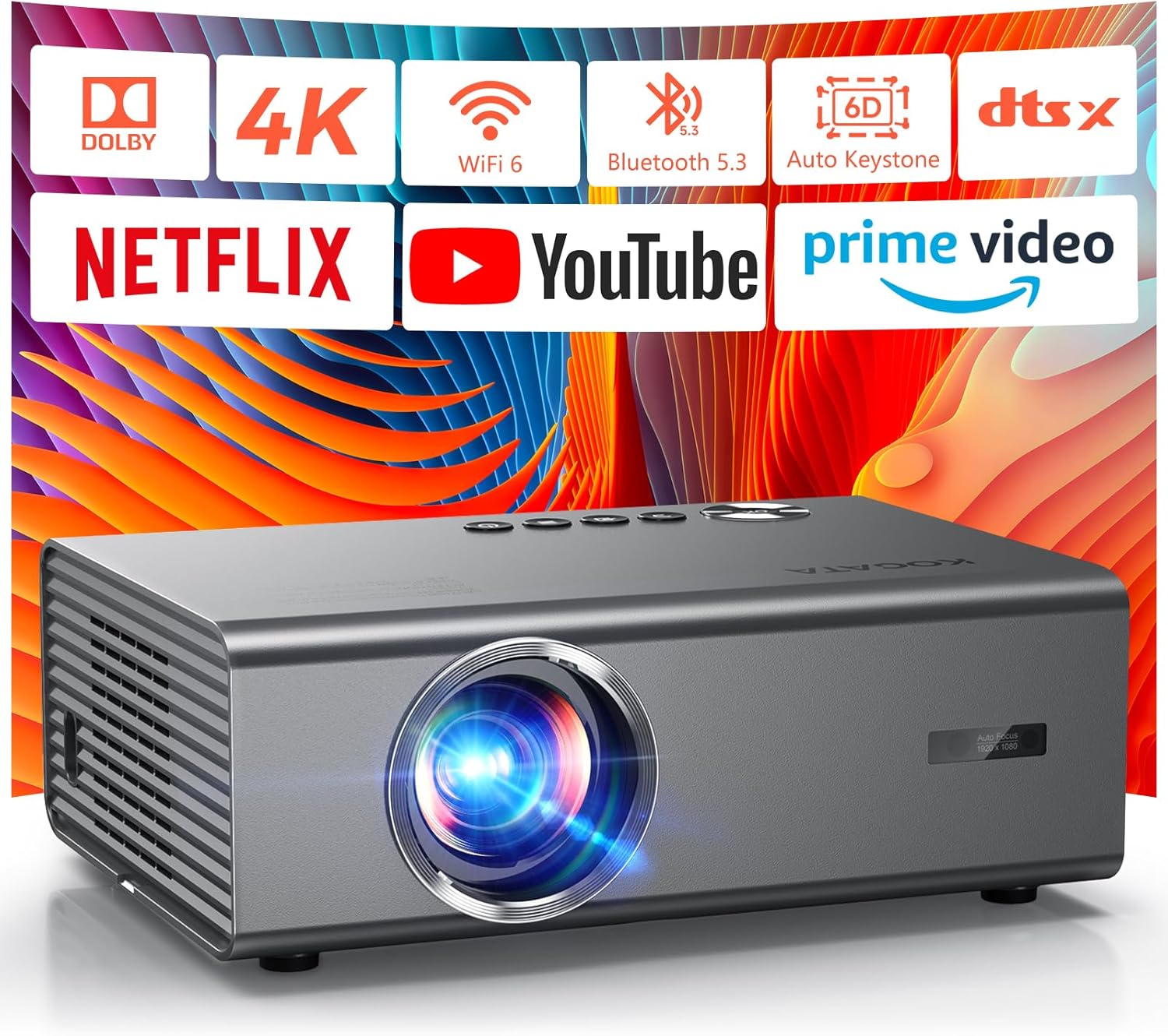 Read more about the article Projector with Netflix& Dolby Audio
