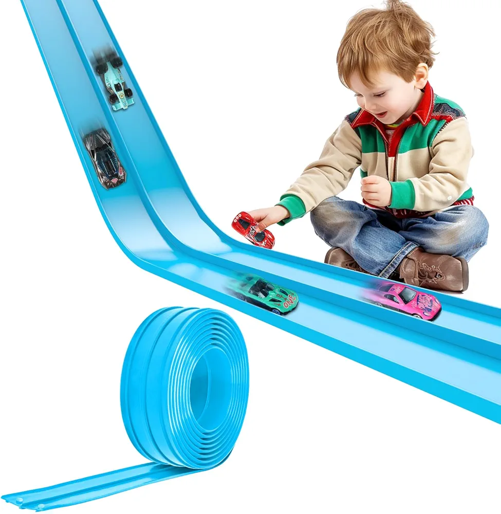 Read more about the article Car Racing Track 4.5M, Speed Track with 6 Plastic Cars, Flexible Car Track Toys for Kids, Speed Track with Suction Cups for Loops, Jumps, Ramps, Birthday Gifts for 3 4 5 6 7 8 Year Boys Girls