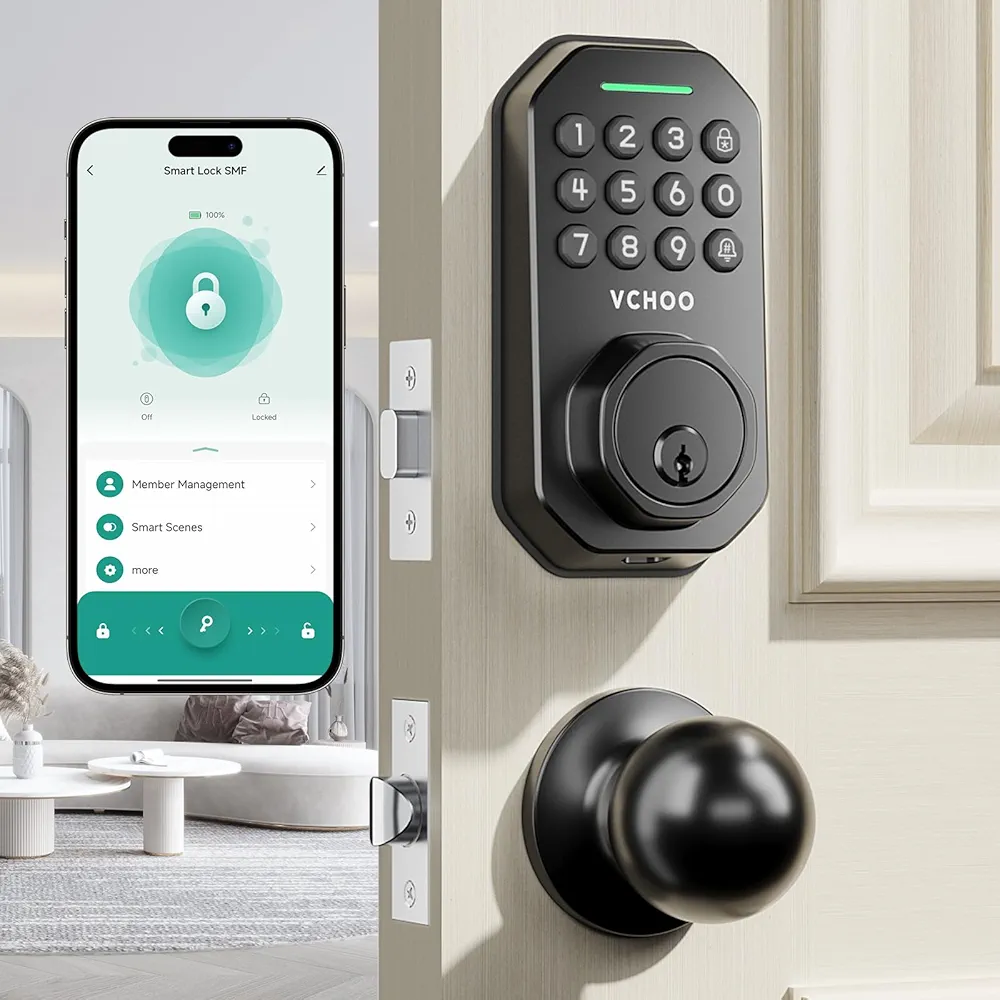 Read more about the article Keyless Entry Door Lock with Handle, App Control Door Locks for Front Door