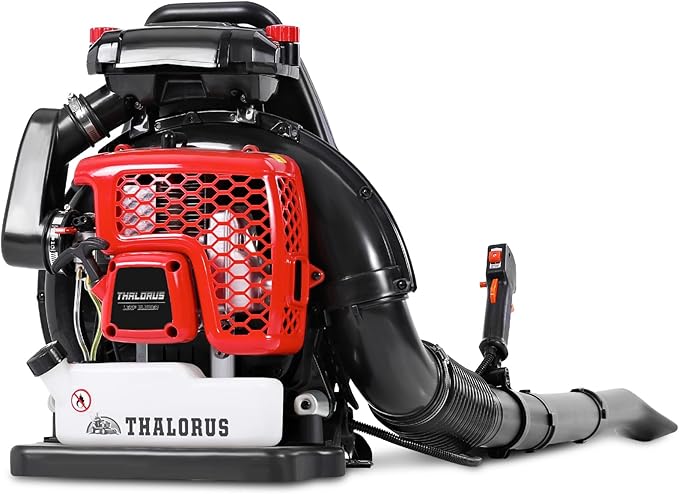 Read more about the article 63CC Gas Backpack Leaf Blower, 2-Stroke, 665 CFM, 205 MPH, Variable Speed & Cruise Control, Ergonomic Harness