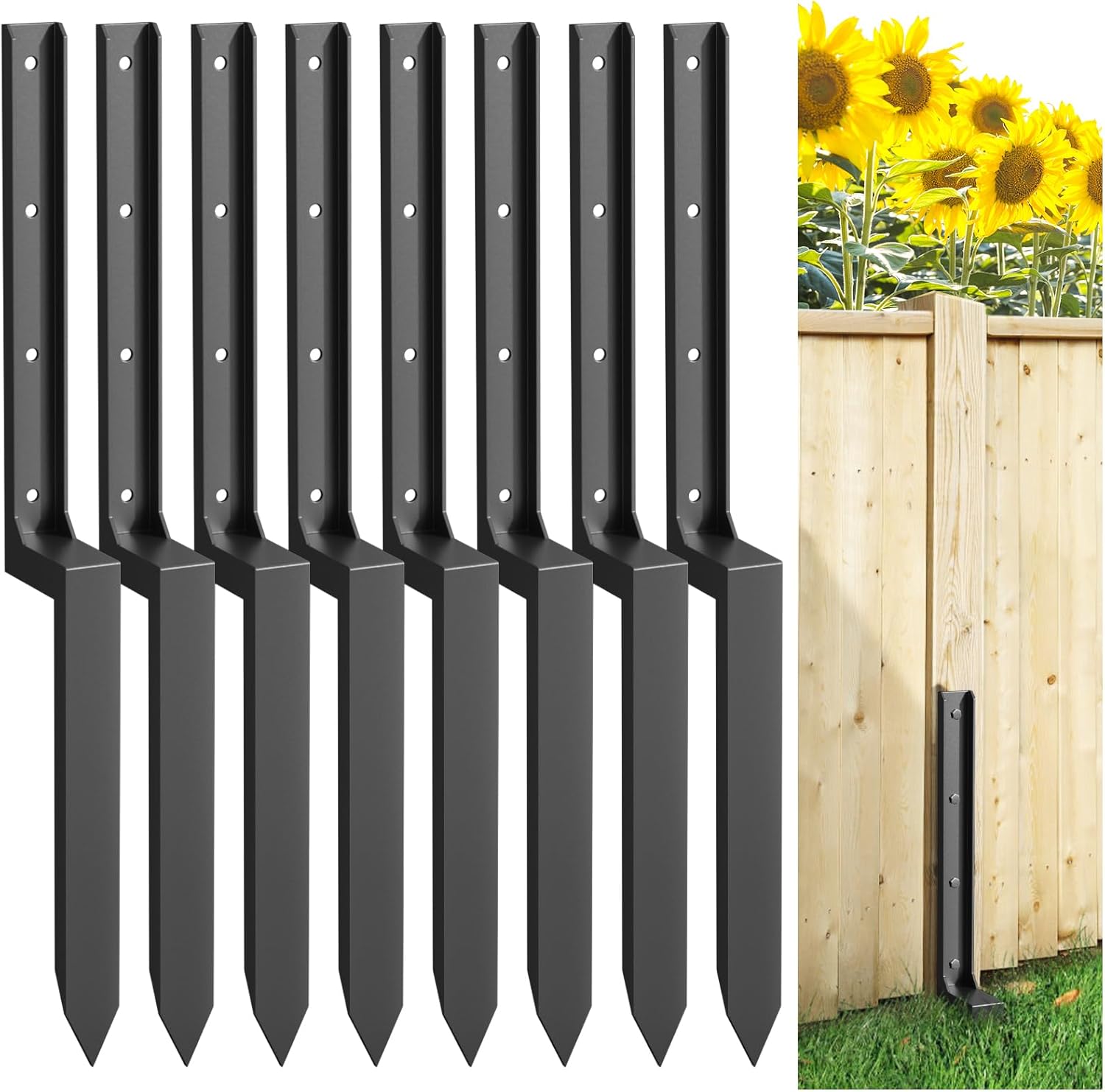 Read more about the article 2-4-6-8 PCS Fence Post Repair Kit