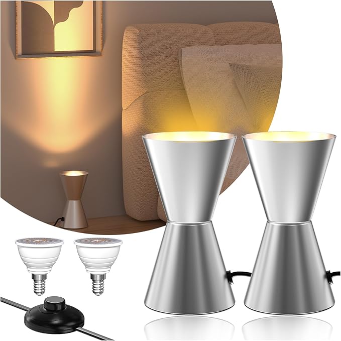 Read more about the article BrightWish LED Uplight Spot 6 W Floor Spotlight, LED Floor Lamp Indoor for Indirect Lighting, Floor Lamp with Foot Switch, Warm White 3000 K E14 Lamp Lamp (Silver, Pack of 2)