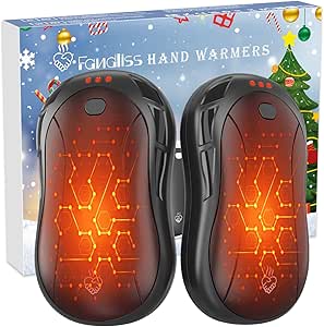 Read more about the article 2-Pack Hand Warmers Rechargeable,FANDLISS 6000mAh Large Battery Capacity Hand Warmer,Hand Warmers Reusable for Camping/Hiking/Travel/Work