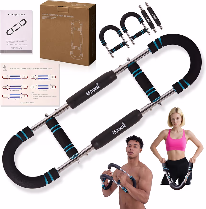 Read more about the article MAWR Adjustable Twister Arm Trainer – 5-Stage Resistance (30-100 lb) Upper-Body Strength, Chest, Biceps & Forearms Exercise Equipment – Portable Home Gym Forearm & Shoulder Strengthene