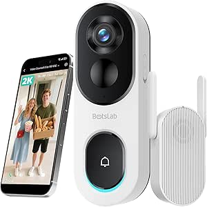 Read more about the article BOTSLAB 2K Video Doorbell Camera Wireless
