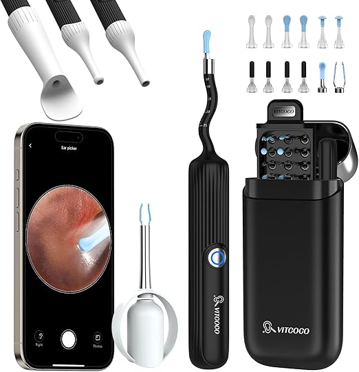 Read more about the article Ohrenschmalz Entferner Otoskop, 1080 HD Flexibler Ohrenreiniger mit Pinzette, IP67 wasserdicht Ohrreiniger, Otoskop für Ohren/Nasen/Hals-Untersuchungen, Ohr Reinigung für Erwachsene, Kinder