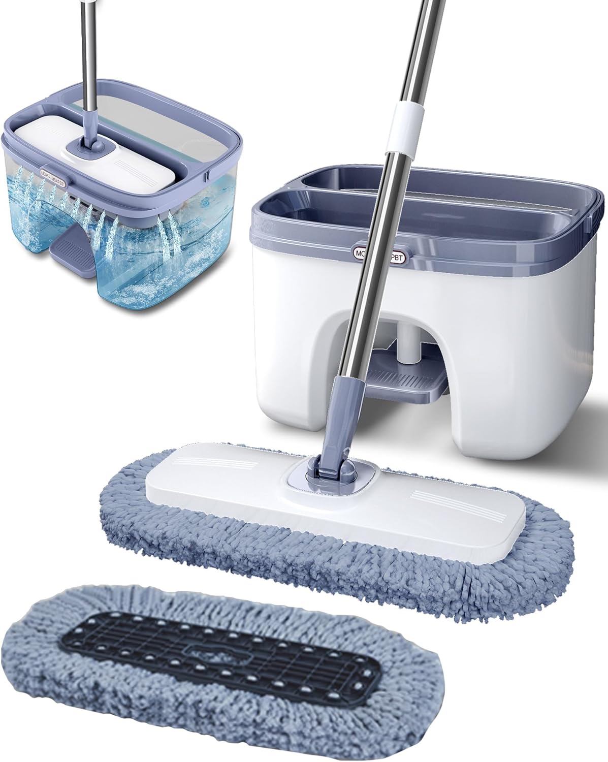 Read more about the article Flat Microfiber Mop and Bucket Set with Wringer