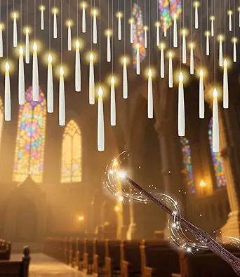 Read more about the article 12 PCs Hanging Floating Candles with Magic