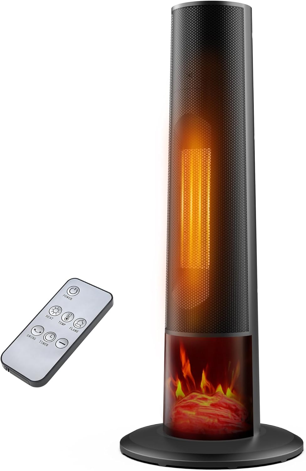 Read more about the article Tower space heater with fireplace