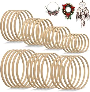 Read more about the article 35 Pcs Wooden Bamboo Hoops,