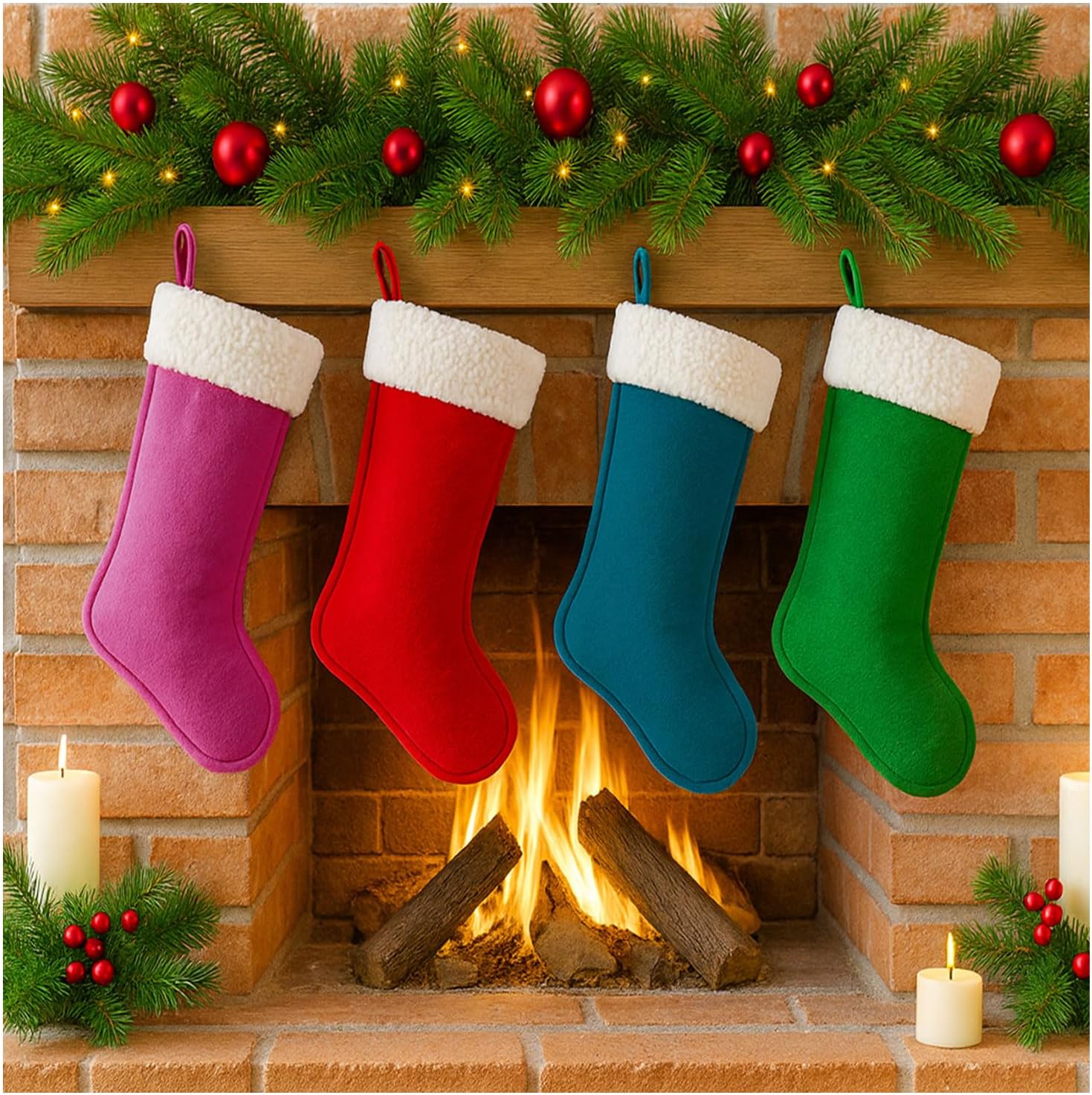 Read more about the article 4Pack Christmas Stockings