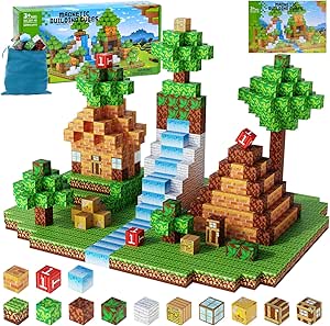 Read more about the article Magnetic Building Blocks [100 Pieces 2.5 cm] Building Mine Magnets World Set for Children Montessori Creative Toy from 4 5 6 7 8 9, Magnetic Game Toy for Children Gifts from 3+ Years Girls Boys