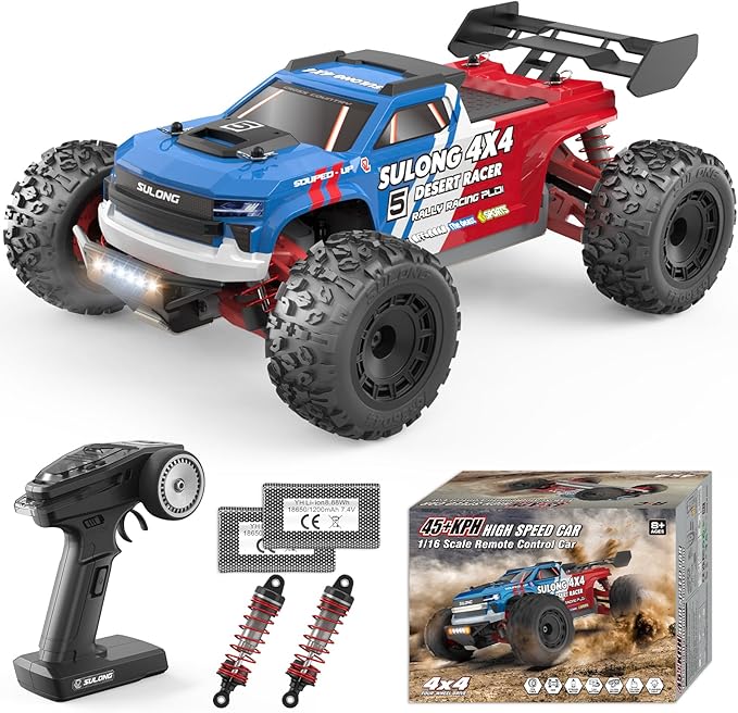 Read more about the article Scientoy 1/16 RC Cars 45 KPH, 4WD All Terrain High Speed Remote Control Car, Offroad