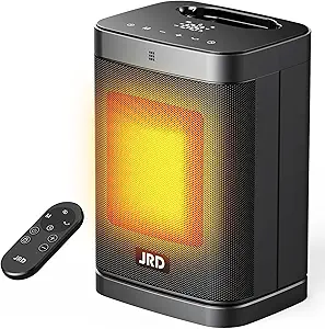 Read more about the article Space Heater, JRD 1500W Ceramic Portable Electric Heater with Remote