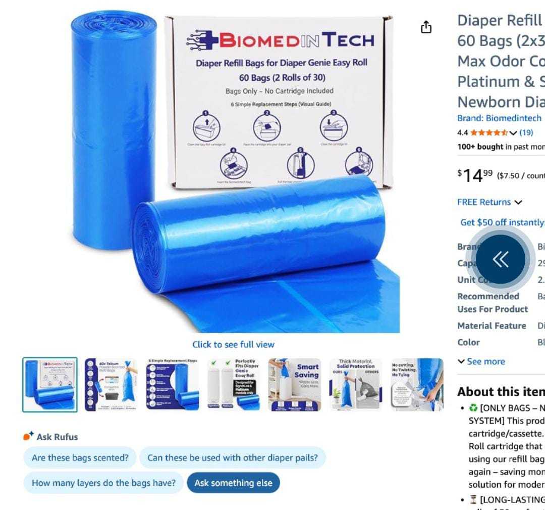 Read more about the article Diaaer refil bags