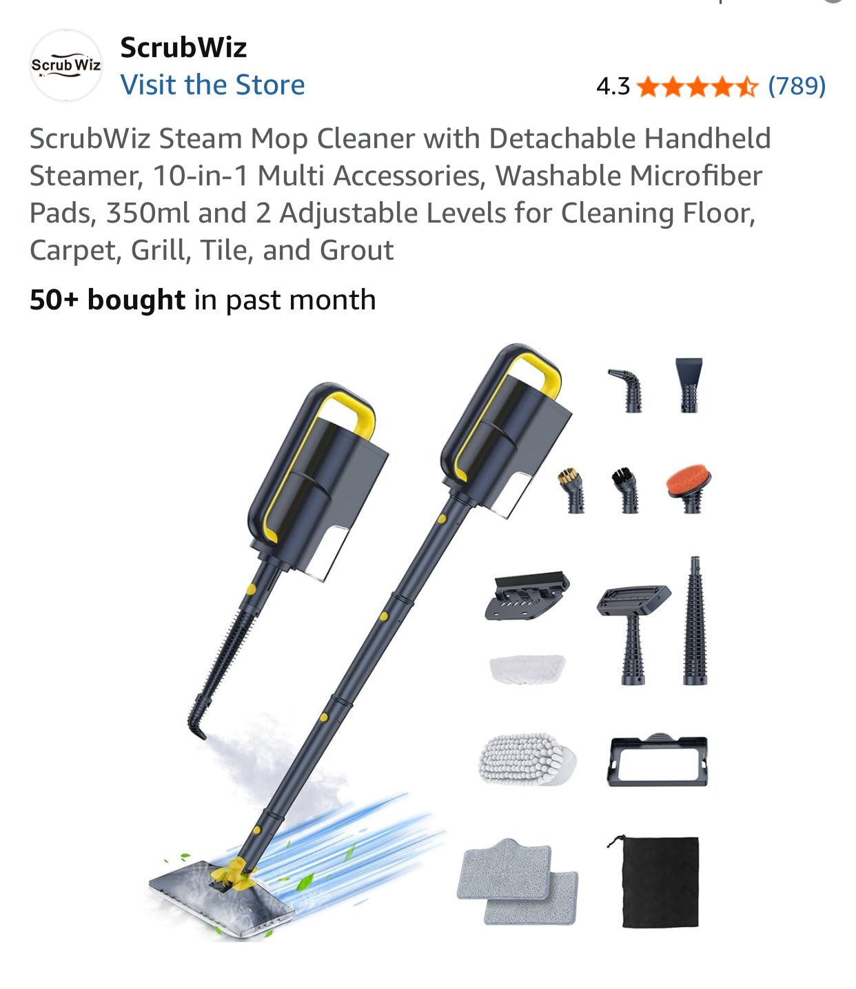 Read more about the article ScrubWiz Steam Mop Cleaner