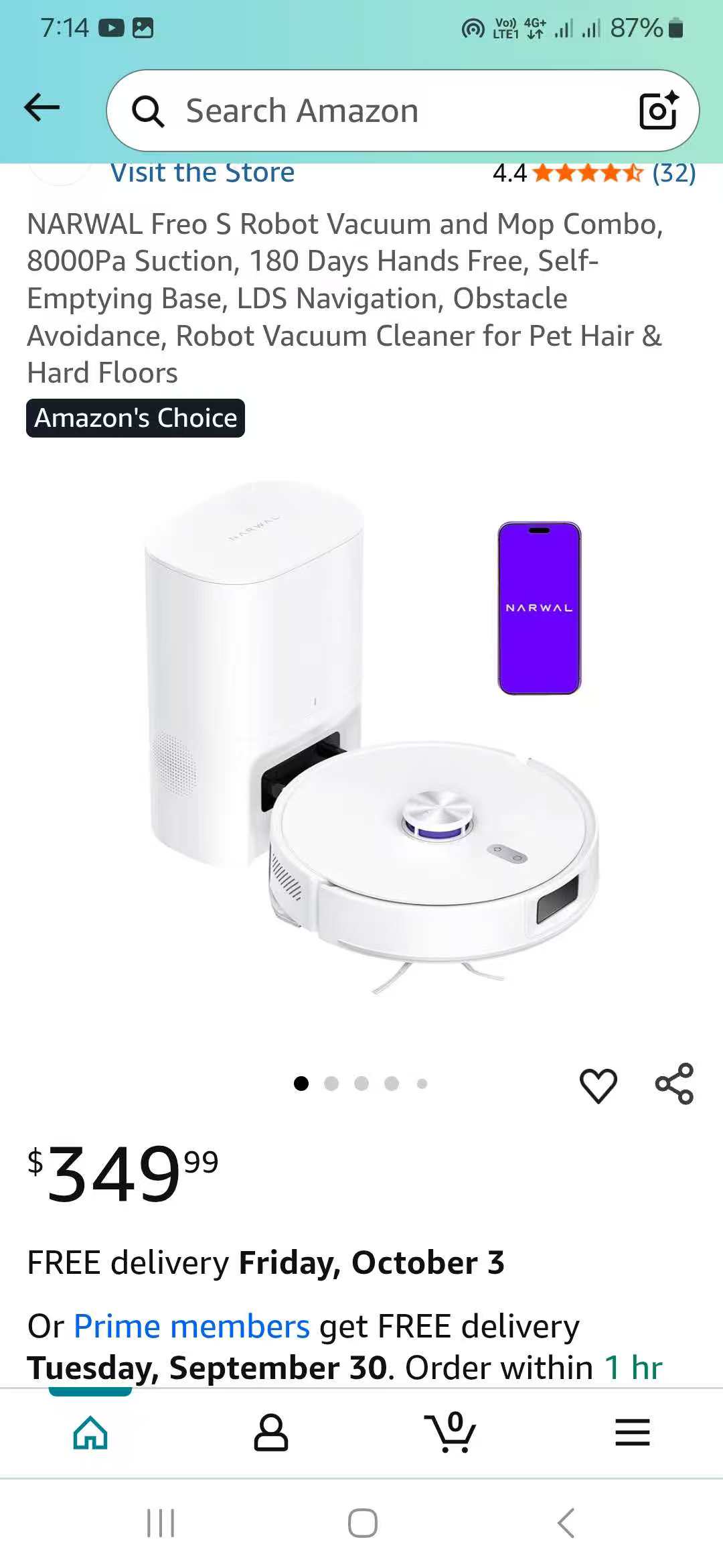 Read more about the article NARWAL Freo S Robot Vacuum