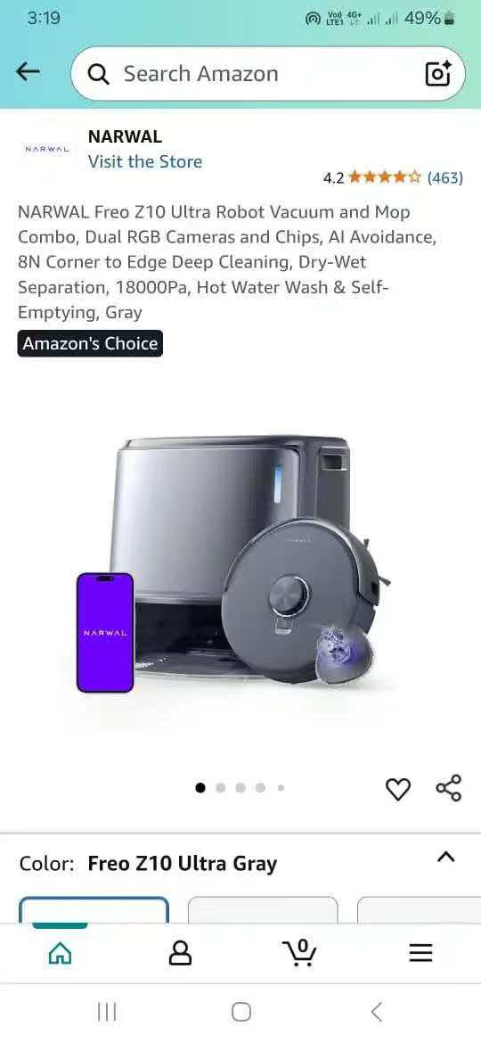 Read more about the article Narwal robot vacuum cleaner