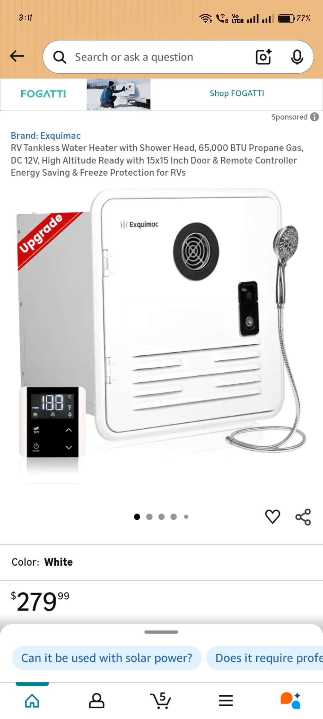 Read more about the article RV Tankless Water Heater