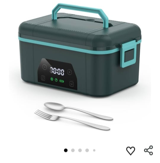 Read more about the article Cordless Electric Lunch Box for Adults, Heated Lunch Box Battery Powered with Automatic Heating, 44oz/1.3L