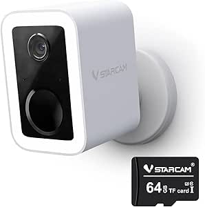 Read more about the article VSTARCAM 2K outdoor camera wlan with Micro SD Card 64 GB, Night vision, 2.4GHz&5GHz WLAN, PIR motion detector, Color Night Vision, Two-Way Audio