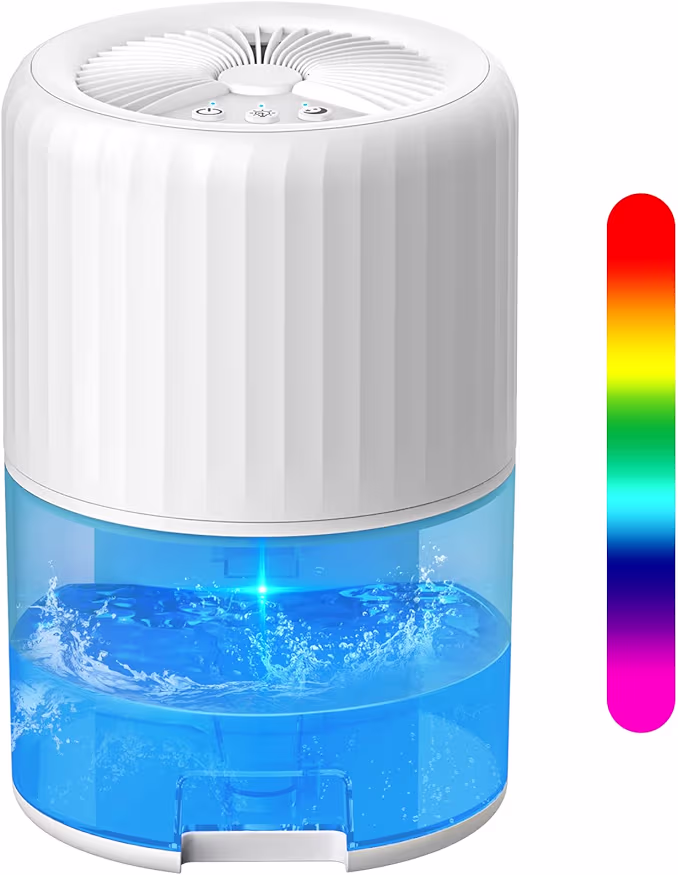 Read more about the article Dehumidifiers for Home,Dehumidifier for Bedroom with Auto Defrost Function, 2200ML Capacity, 2 Working Modes, Smart Auto-Off, Quiet Small Dehumidifier for Bathroom,Basement,Kitchen,Wardrobe – White