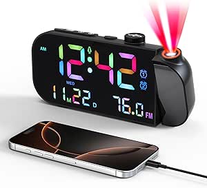 Read more about the article Projection Alarm Clock with Radio z