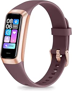 Read more about the article Fitness Tracker with 24/7 Heart Rate, Blood Oxygen Blood Pressure Sleep Monitor, Activity Trackers IP68 Waterproof,Step Counter Calorie Pedometer Health Smart Watch for Women Men Bordeaux