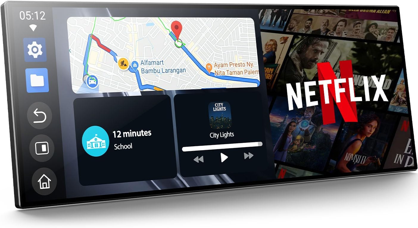 Read more about the article Volam 10.25” Carplay Screen for car with Netflix YouTube and Backup Camera