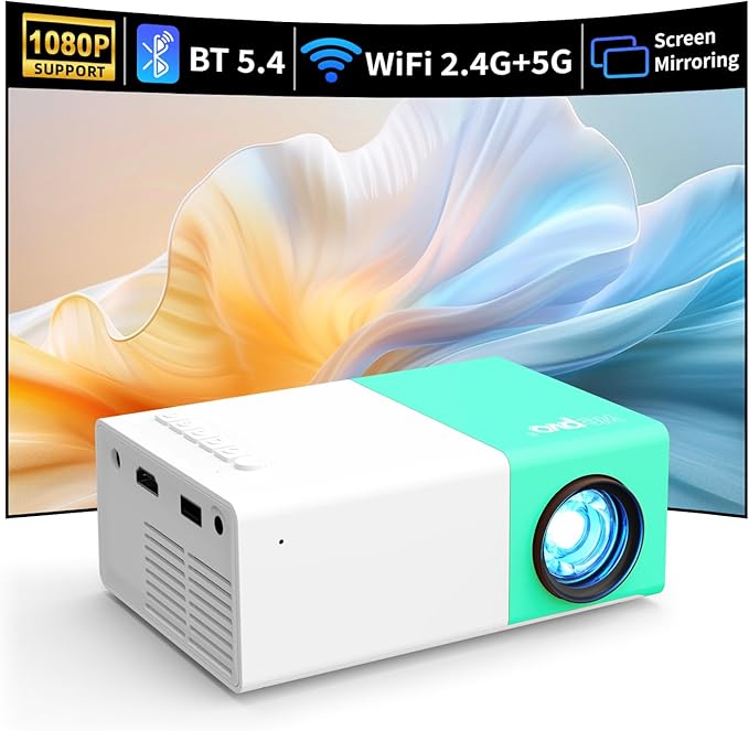 Read more about the article Mini Projector, wepvo Portable Mini Projector LED Video Projector for Home Cinema, Film Projector for Outdoor Use with HDMI/USB (YG300Plus)