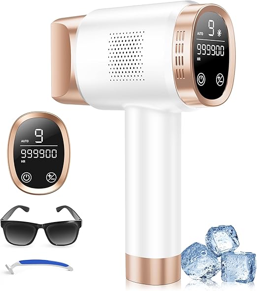 Read more about the article 21J Hair Removal Devices with 8°C Ice Cooling System, Hair Remover 9 Levels & 600