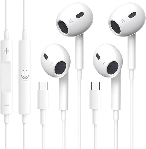 Read more about the article 2 Pack USB-C Headphones,