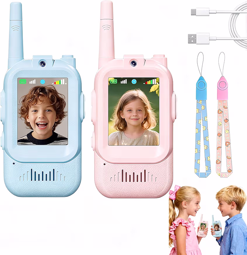 Read more about the article 2PCS Video Walkie Talkies for Kids, Rechargeable Walkie Talkies with Camera & Voice Changer, Educational Toys for Children, Ideal for Indoor Outdoor Play, Birthday Gifts for Boys & Girls
