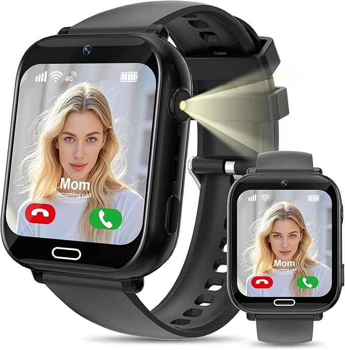 Read more about the article Children’s Smartwatch, 4G Children’s Smartwatch Watch with GPS, LBS Tracker, Phone, Video Calls, Voice Chat, SOS, Games, Alarm Clock, School Mode, Torch, Smart Watch for Boys Girls 4-16 Years