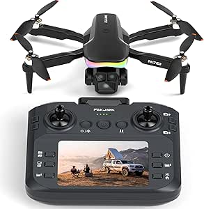 Read more about the article Drone with Camera 1080P for Adults, 90° Adjustable, RGB LED Strip, WiFi FPV Transmission, Dual Camera Drones for Beginners, Modular Battery
