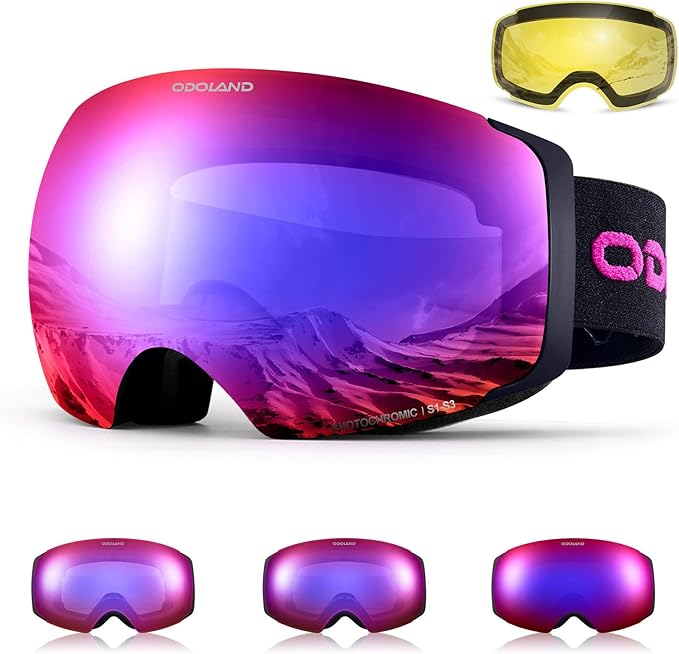 Read more about the article Odoland Unisex Ski Goggles for Men & Women –