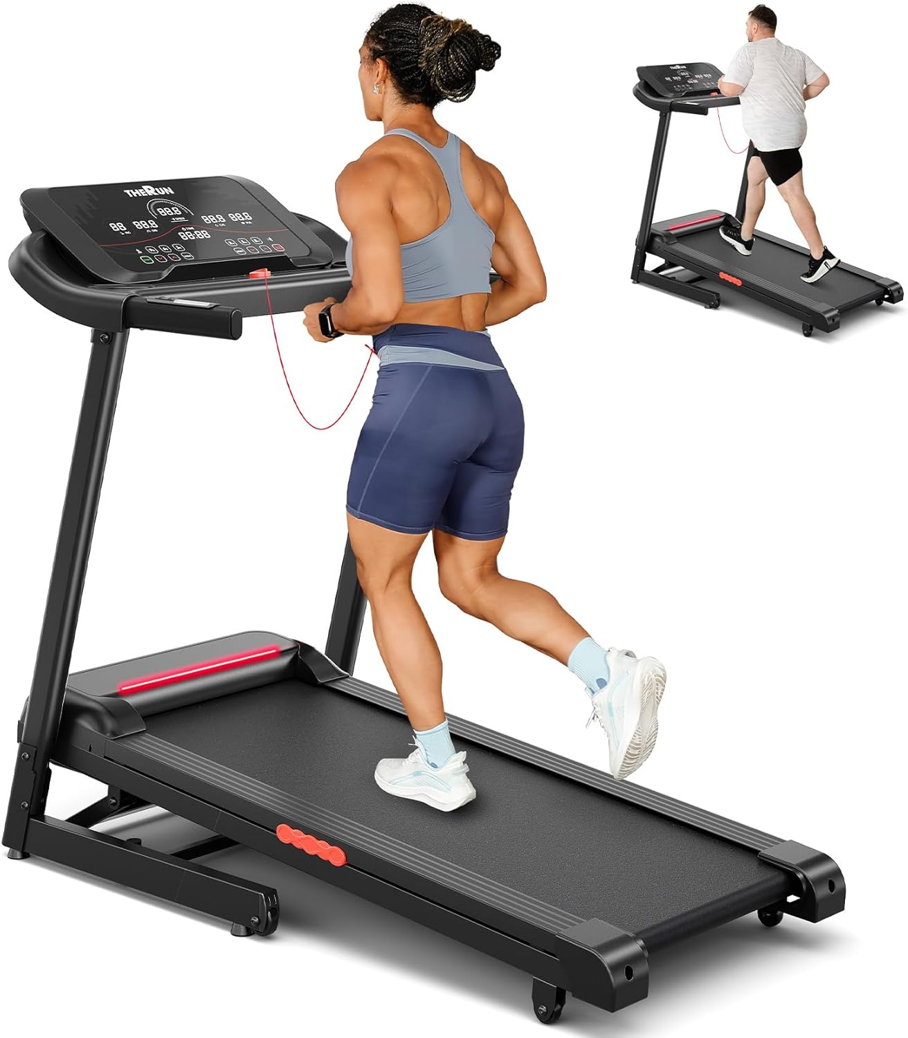 Read more about the article THERUN Home Treadmill with Incline Adjust, 3.0 HP Treadmill, Heart Rate Monitoring, Wide