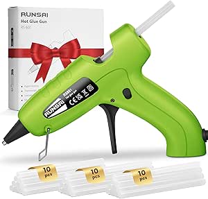 Read more about the article Hot Glue Gun for Crafting, Mini Hot Melt Glue Gun Kit with 30pcs 7mm Sticks, Rapid Heating/Anti Drip for Arts Floristry School Crafts DIY Home Repair, for Both Adults Kids -Professional 30W