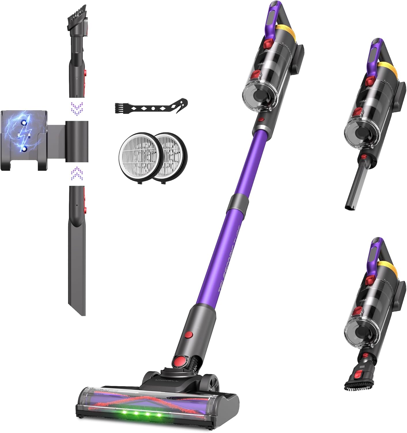 Read more about the article UNINELL HOME UV2 Cordless Vacuum Cleaner, 48000Pa/550W Vacuum Cleaner