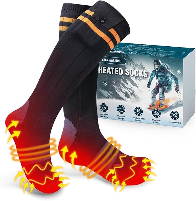 Read more about the article Rechargeable Heating Socks with 4 Temperatures, Washable Foot Warmers Electric for Skiing, Cycling, Fishing, PC Fans Computer Fan D Brand: FloraForge €39.99€39.99 FREE Returns