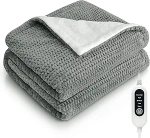 Read more about the article Heated Blanket 50″x60″ Electric Throw Blanket with 5 Heat Settings