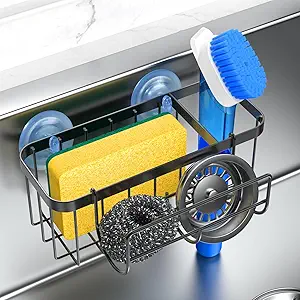 Read more about the article Kitchen Sink Organizer with Sponge Holder & Multifunctional