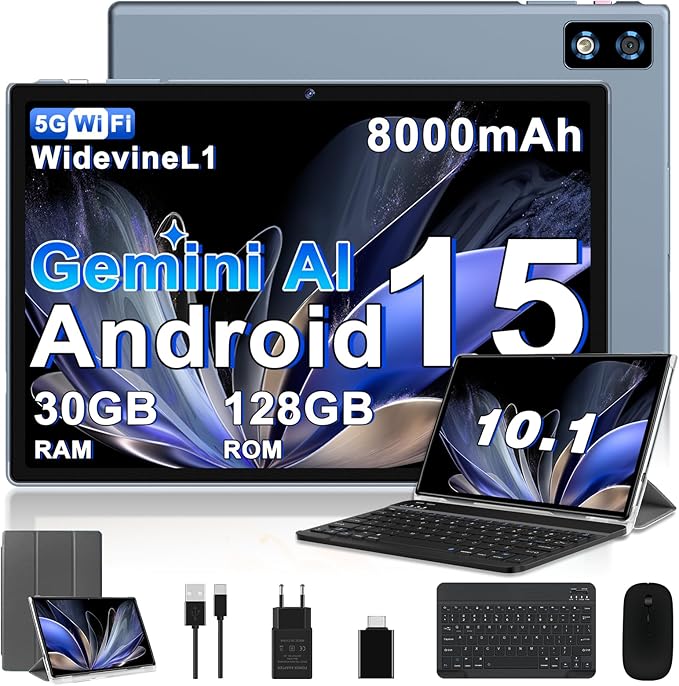 Read more about the article Android 15 Tablet 10 Inch 30 GB RAM + 128 GB ROM (TF 512 GB)