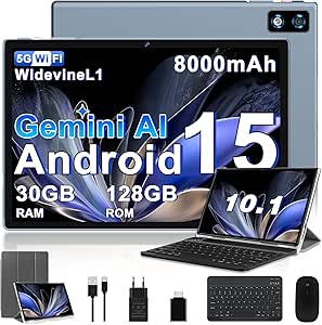 Read more about the article Android 15 Tablet 10 Inch 30 GB RAM + 128 GB ROM (TF 512 GB),